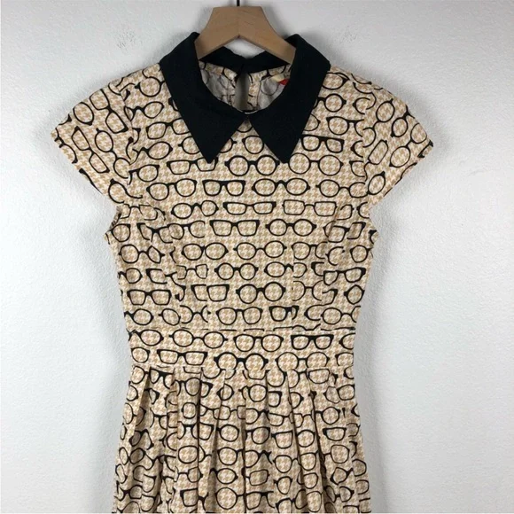 Modcloth fervour clear as day off dress glasses xs - Picture 4 of 9